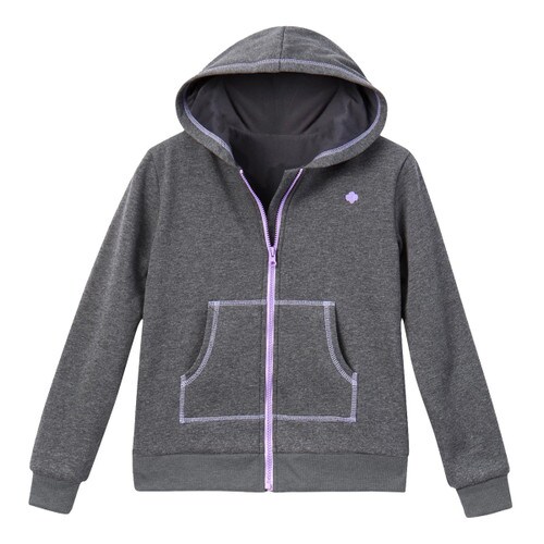 Charcoal Zip-Up Hoodie